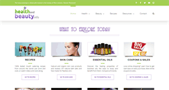 Desktop Screenshot of healthandbeauty.info